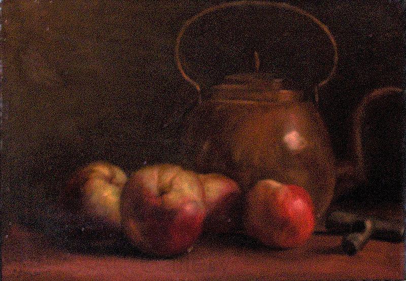 unknow artist Still life with apples Spain oil painting art